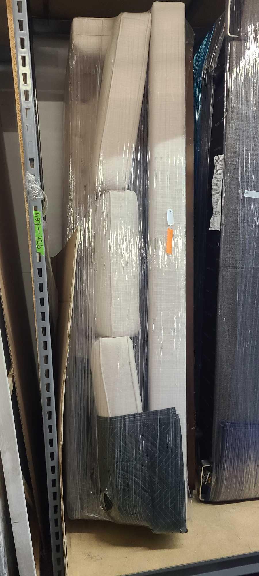 Beige 3 Seat Sofa (1 of 2)