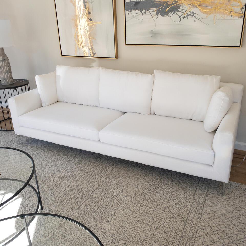 Diamond Sofa White Seattle Sofa (1 of 4)