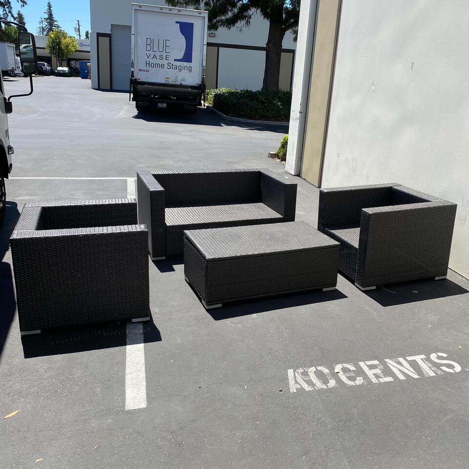 12 Pieces Woven Outdoor PatioFurniture (1 of 7)