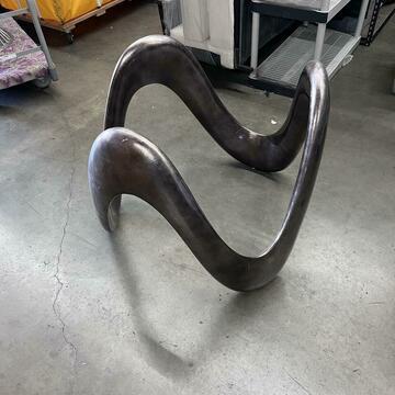 Modernist Dining Table Base. Missing Glass Top (1 of 3)