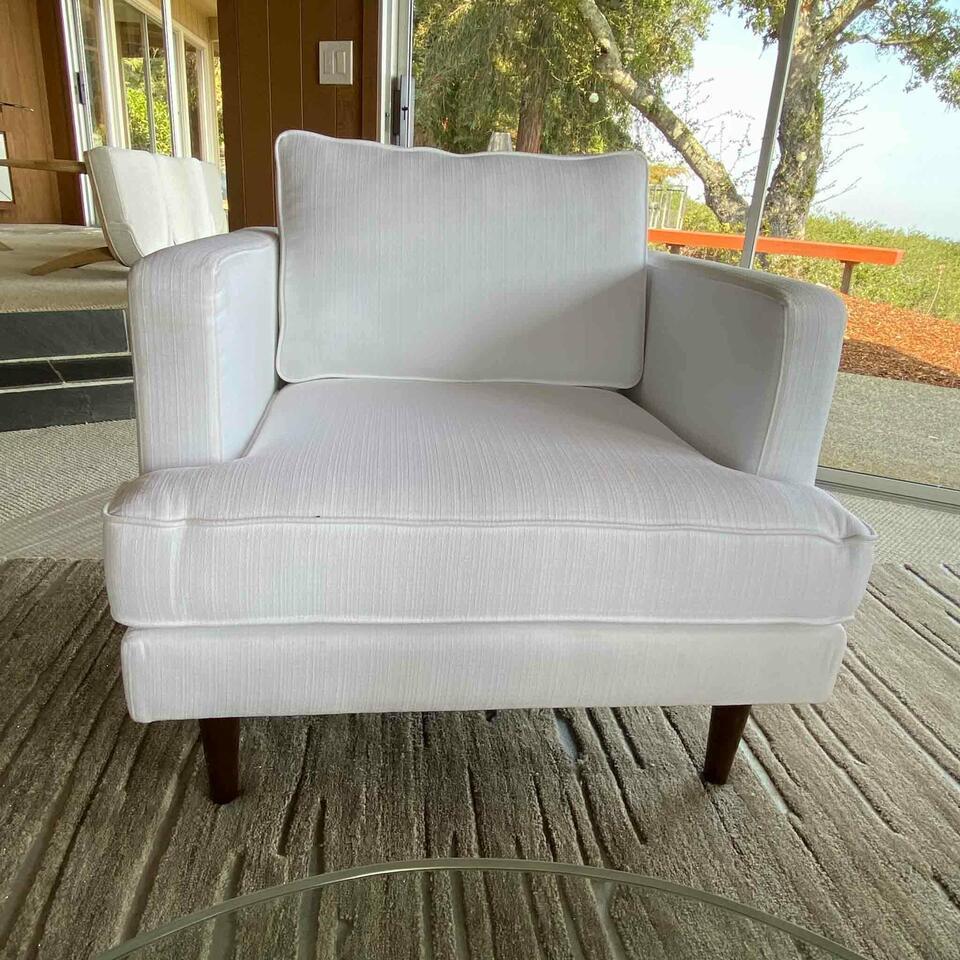 Pair White Modway Agile Arm Chairs Or Accent Chairs. (1 of 3)