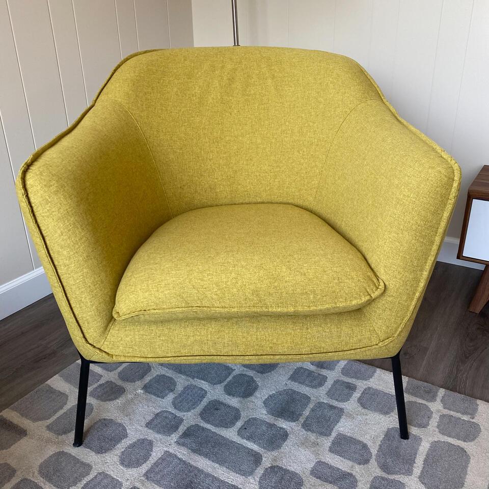 Pair Diamond SofaStatus Accent Chairs, Dijon Fabric (1 of 3)