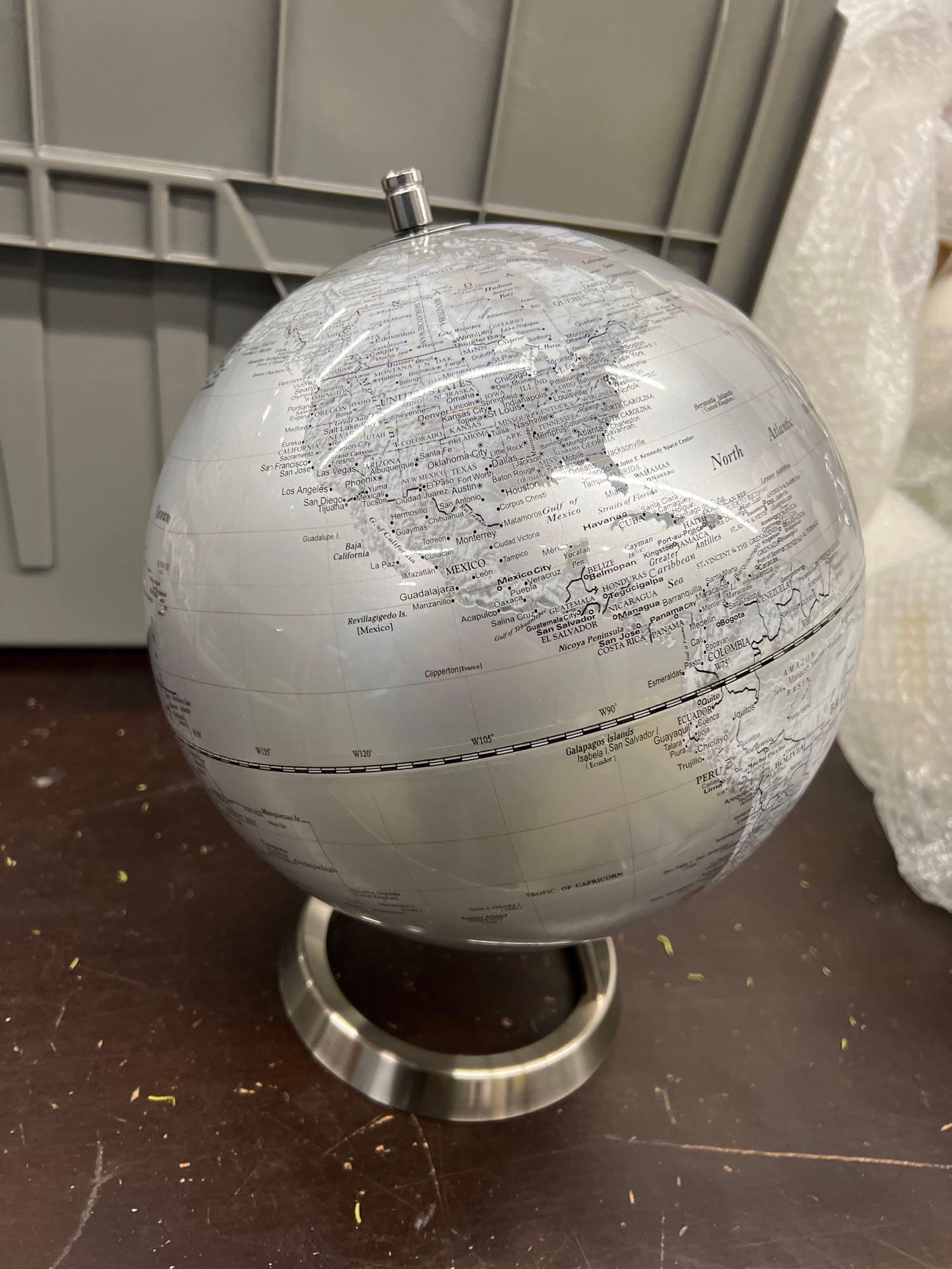 Lot Of Decorative Items, Globe: lot of decorative items, globe This will be a two (2) day sale Wed & Thr Jan 18th & 19th. Online only. Online only.All items sold as is where is. There are No guarantees to functionality, condition, o