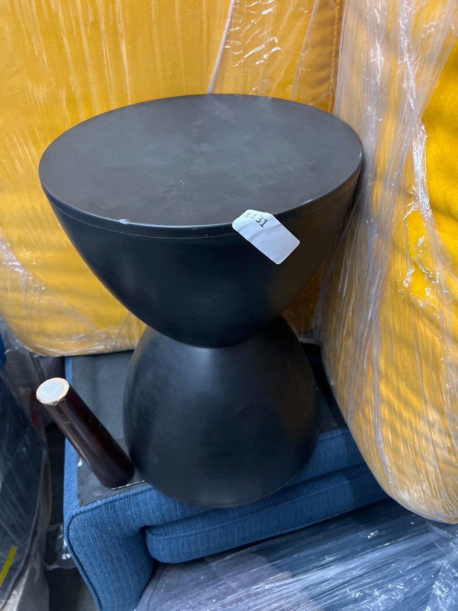 Black Outdoor Coffee Or Side Table (1 of 1)