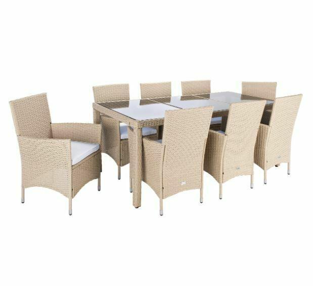 Outdoor Dining Table & 8 Chairs (1 of 4)