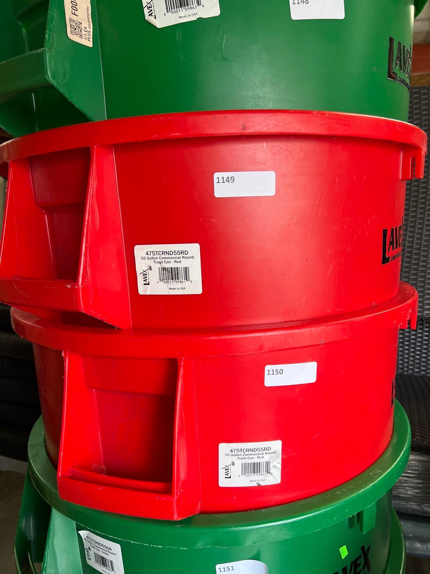 Red 55 Gallon Trash Can: red 55 gallon trash can This will be a two (2) day sale Wed & Thr Jan 18th & 19th. Online only. Online only.All items sold as is where is. There are No guarantees to functionality, condition, or fitne