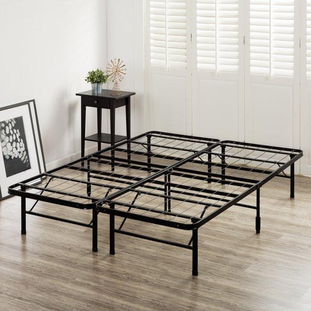 Folding Metal Bed Frame, Full. (1 of 2)