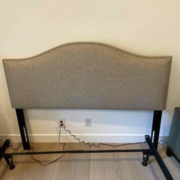 Upholstered Queen Sized Headboard (1 of 2)