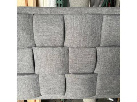 Gray Fabric Headboard, Full (1 of 2)