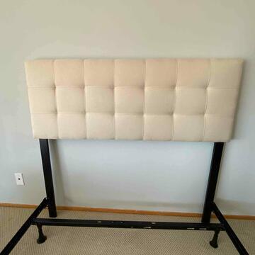 Beige Tufted Headboard, Full (1 of 2)