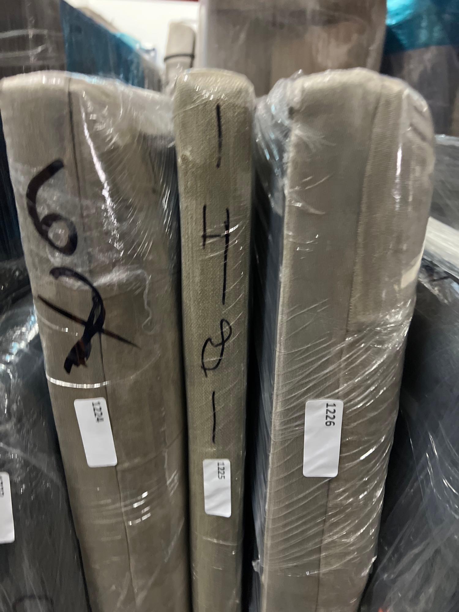 Taupe Upholstered Headboard, King (1 of 1)