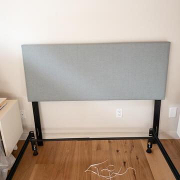 Light Grey Headboard, Full (1 of 2)