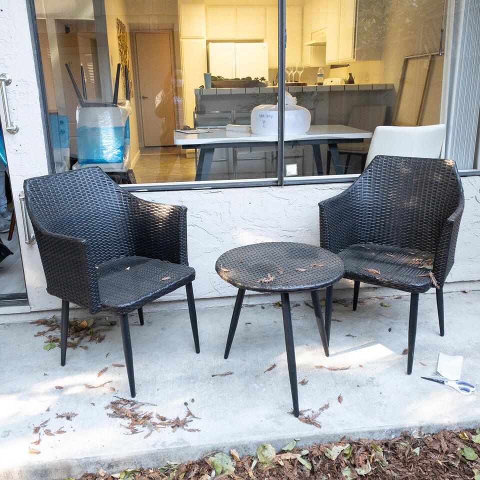 Alejandro Black 3 Piece Patio Set (1 of 2)