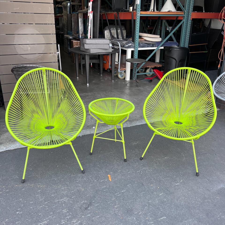 Neon Outdoor Seating Set (1 of 2)