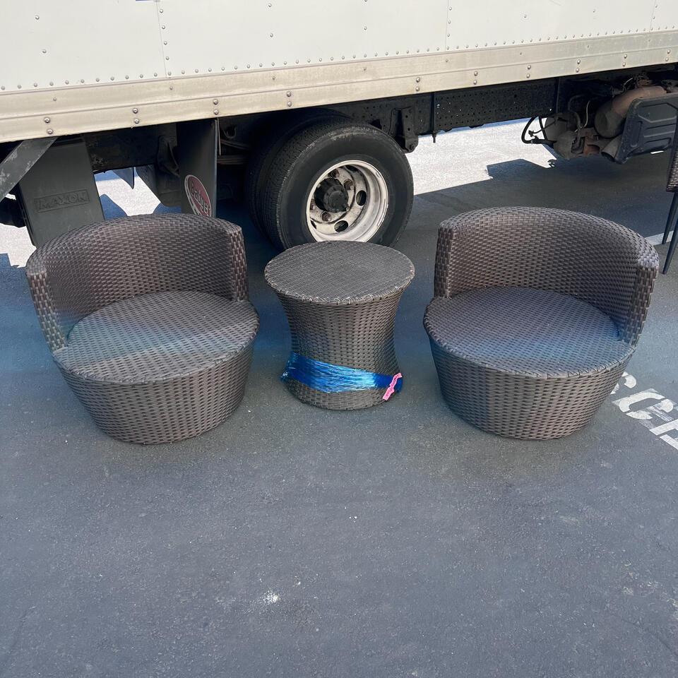 Emilio 3 Piece Patio Set (1 of 2)