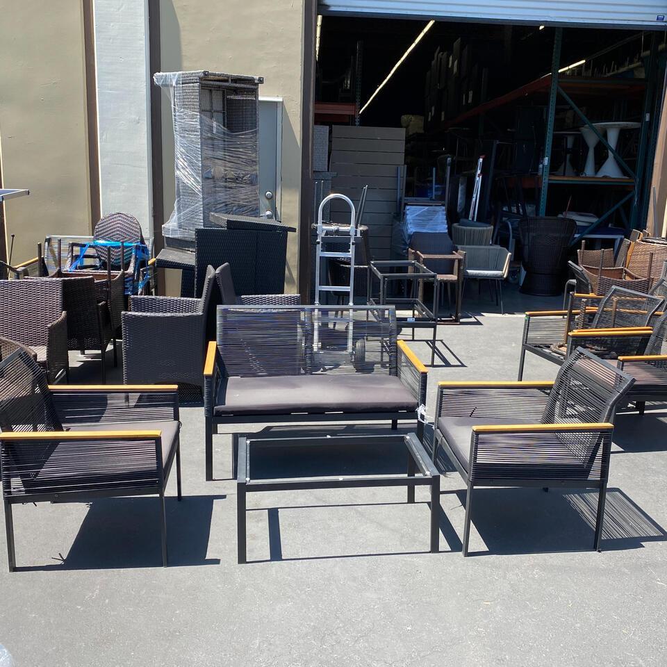 Alex 4 Piece Patio Set (1 of 3)