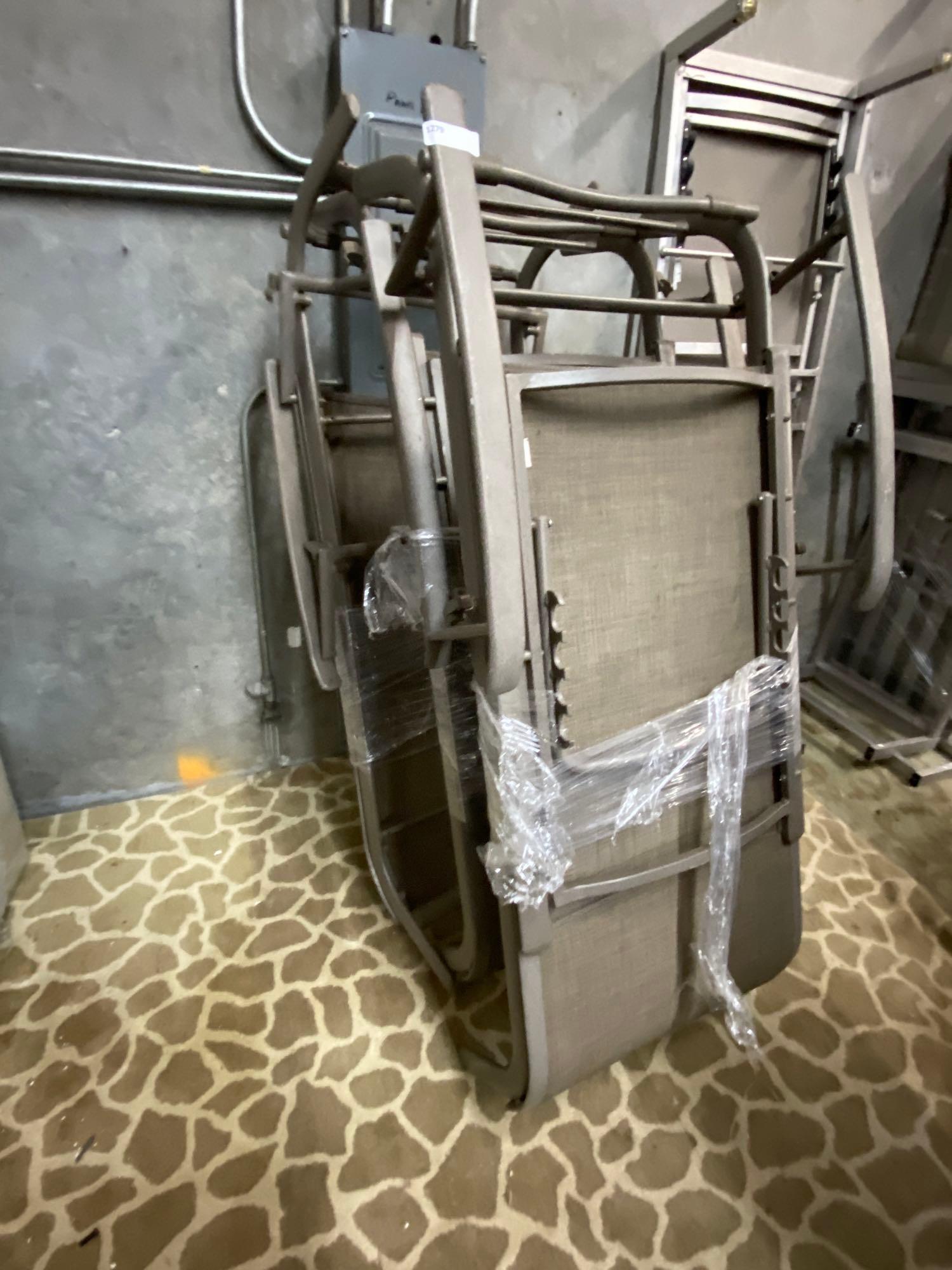 Pair Adjustable Outdoor Chaise Lounge Chairs (1 of 1)