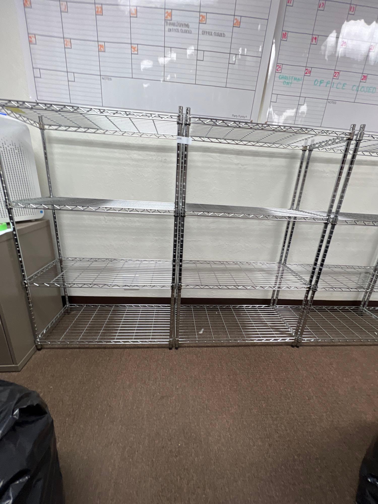 2 Metal Storage Racks (1 of 1)