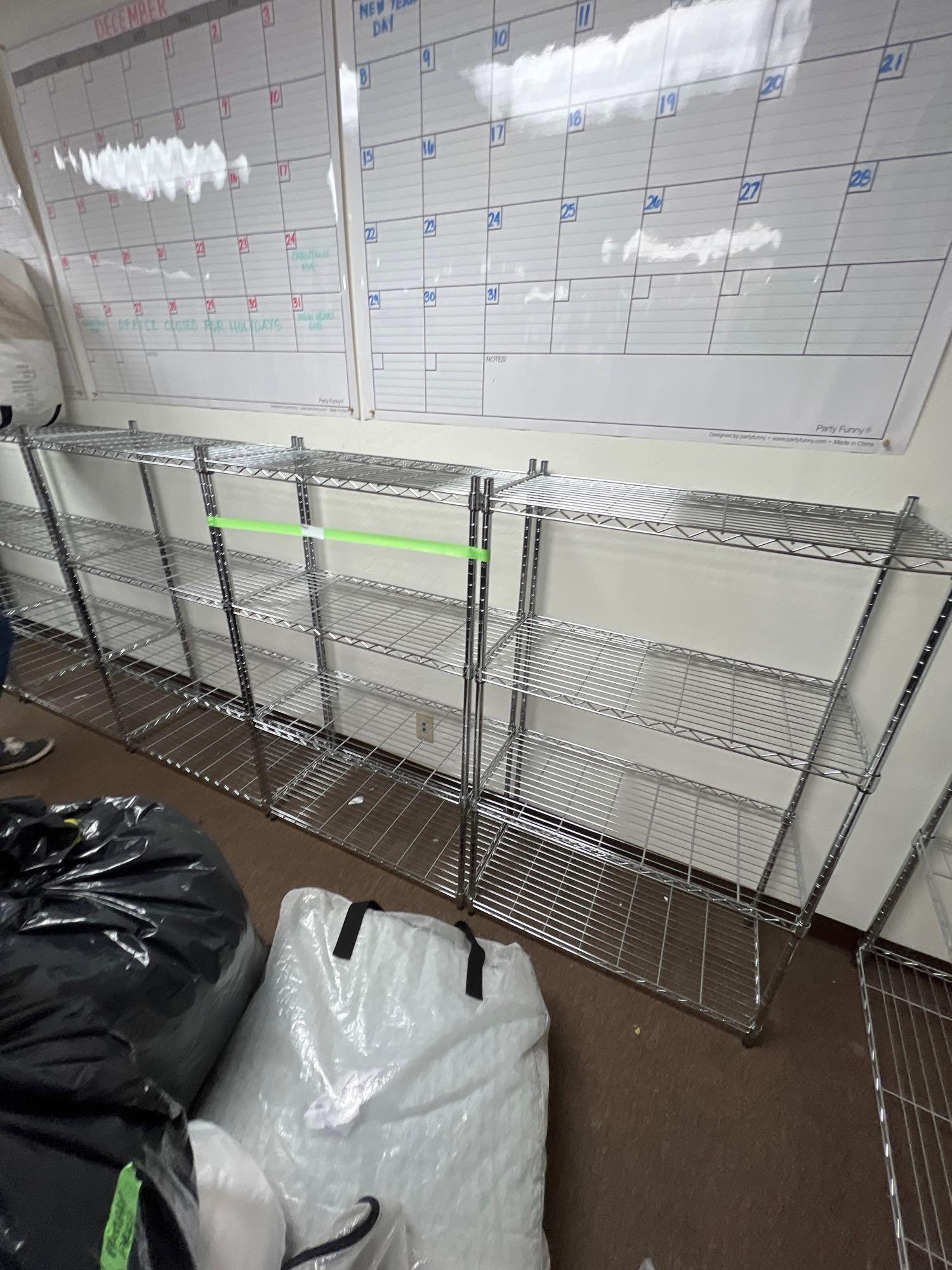 3 Metal Storage Racks (1 of 1)