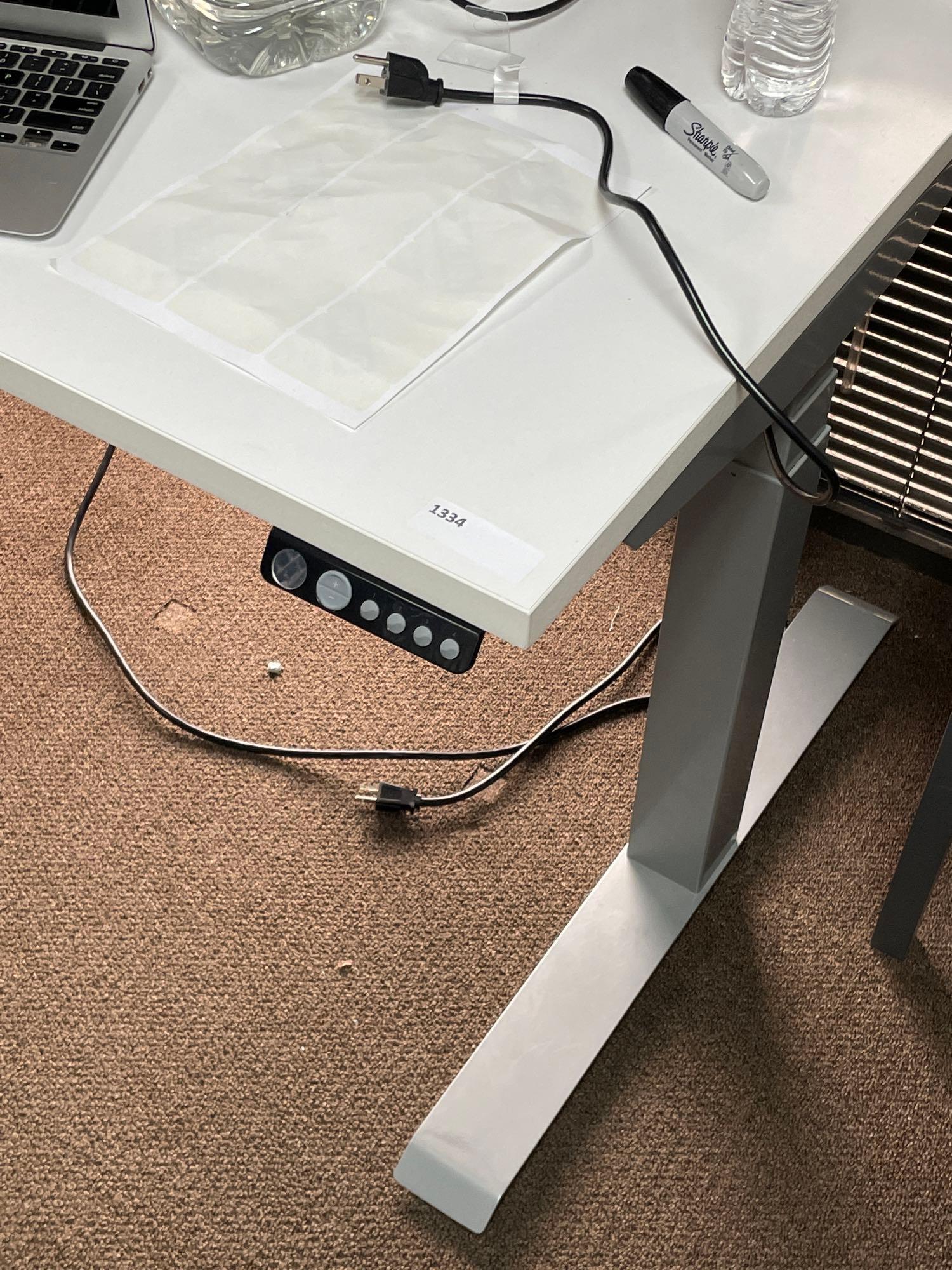 Electronic Adjustable Height Desk: adjustable desk This will be a two (2) day sale Wed & Thr Jan 18th & 19th. Online only. Online only.All items sold as is where is. There are No guarantees to functionality, condition, or fitness for a