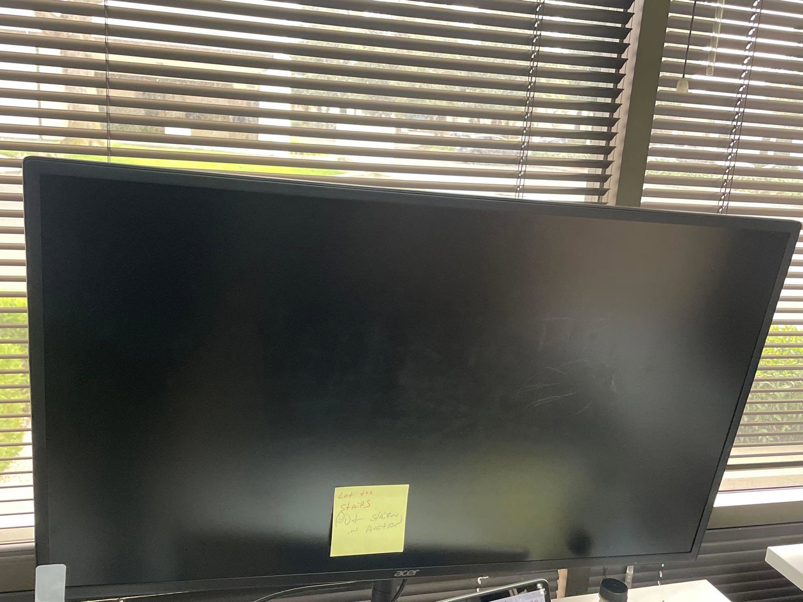 Acer Monitor: acer monitor This will be a two (2) day sale Wed & Thr Jan 18th & 19th. Online only. Online only.All items sold as is where is. There are No guarantees to functionality, condition, or fitness for a pa