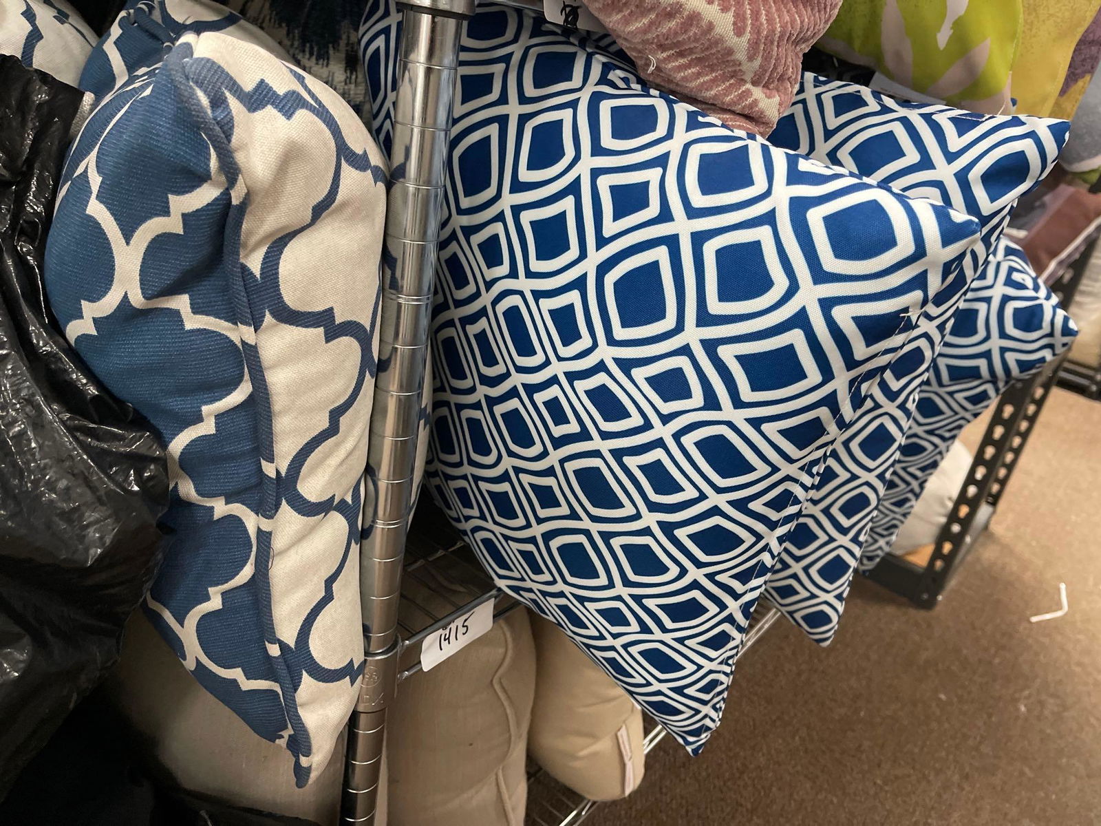 Lot Patterned Throw Pillows, Mostly Indoor/Outdoor (1 of 3)