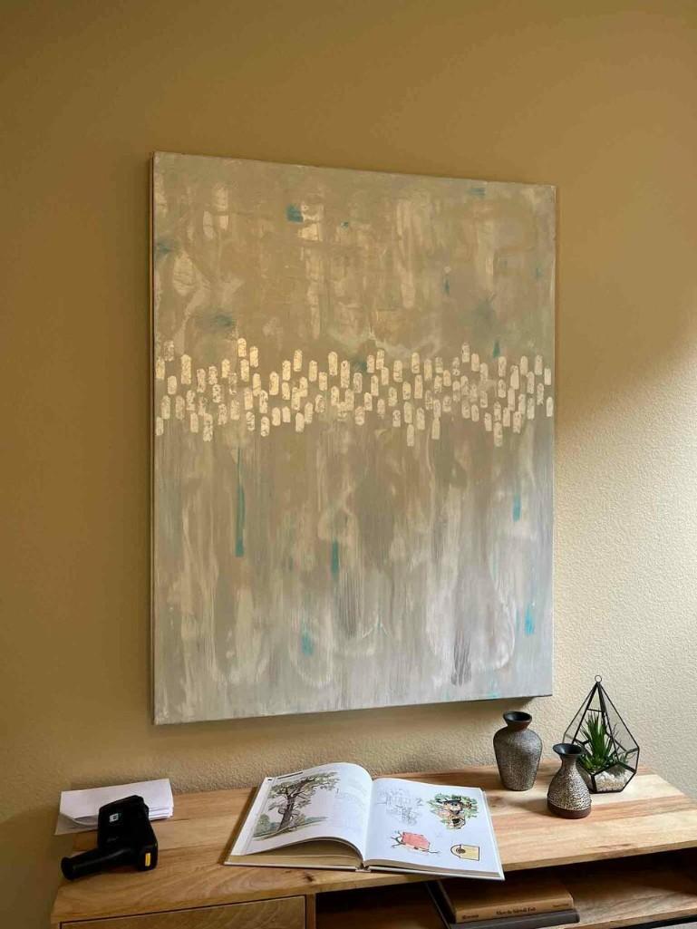 Abstract Art.: Abstract art. 37x48 This will be a two (2) day sale Wed & Thr Jan 18th & 19th. Online only. Online only.All items sold as is where is. There are No guarantees to functionality, condition, or fitness f