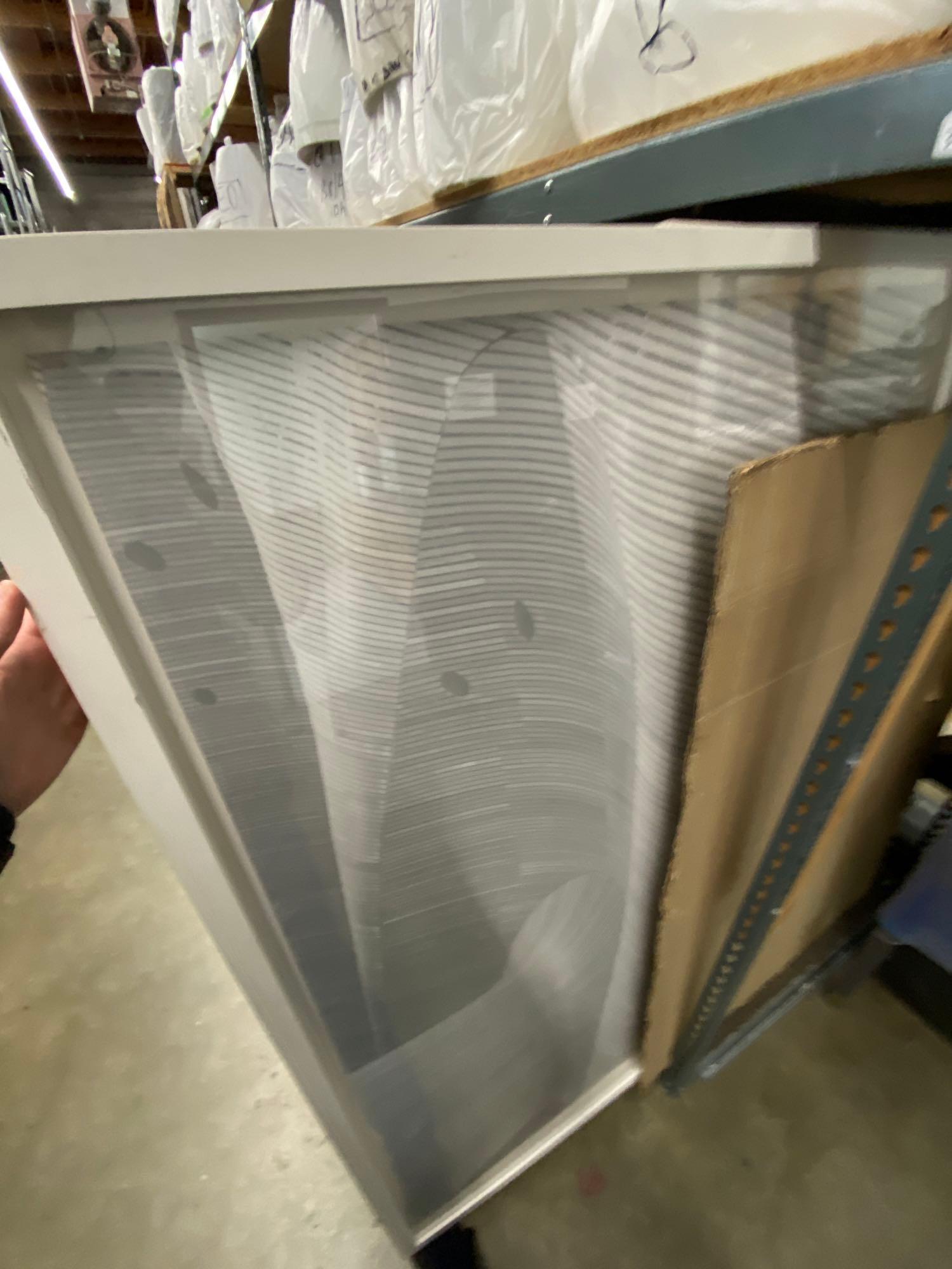 Gray Abstract Art With White Frame (1 of 1)