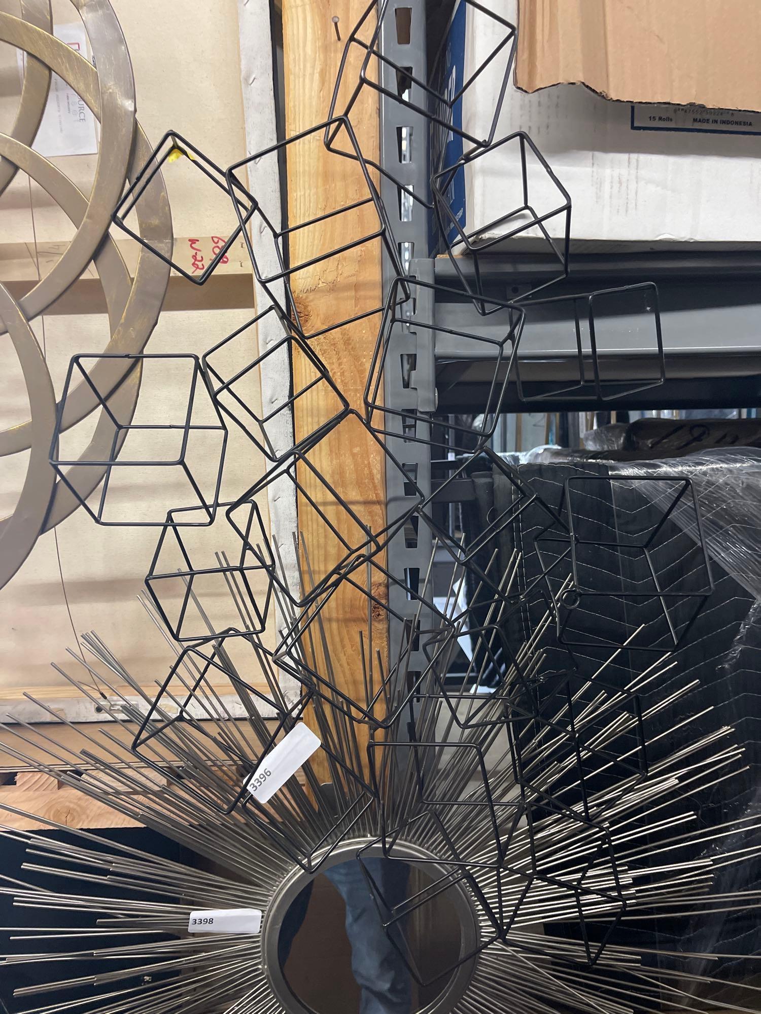 Black Geometric Wall Art: black geometric wall art This will be a two (2) day sale Wed & Thr Jan 18th & 19th. Online only. Online only.All items sold as is where is. There are No guarantees to functionality, condition, or fitn