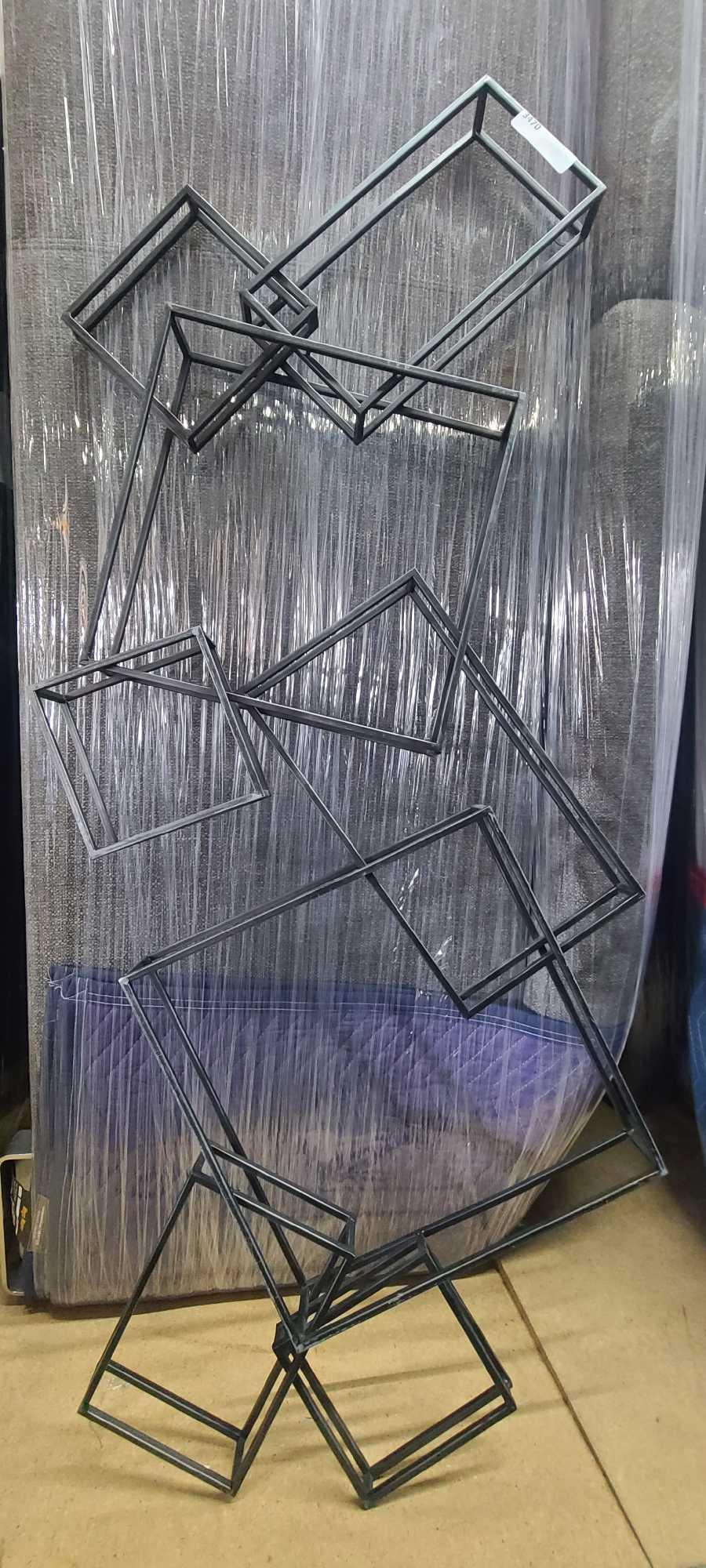 Decorative Geometric Wall Art, Metal (1 of 2)