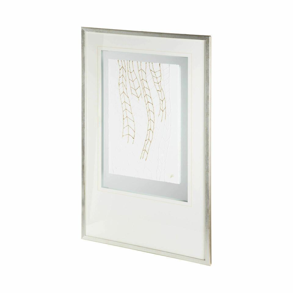 Abstract Art With Silver Frame. Framed. (1 of 2)