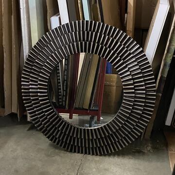 Round Metal Mirror (1 of 2)