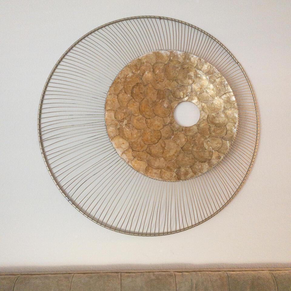 Gold Art, Structure, Circle, Metal, Round: Gold art, structure, circle, metal, round 4100 This will be a two (2) day sale Wed & Thr Jan 18th & 19th. Online only. Online only.All items sold as is where is. There are No guarantees to functionali