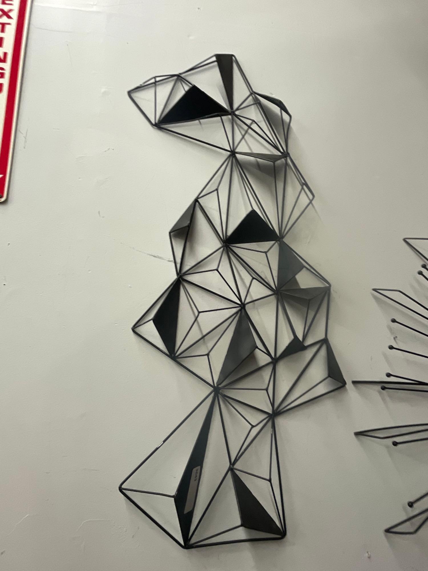 Qix Wall Decor Black: Qix Wall Decor Black 39.38x16.5 4387 front wall This will be a two (2) day sale Wed & Thr Jan 18th & 19th. Online only. Online only.All items sold as is where is. There are No guarantees to functional