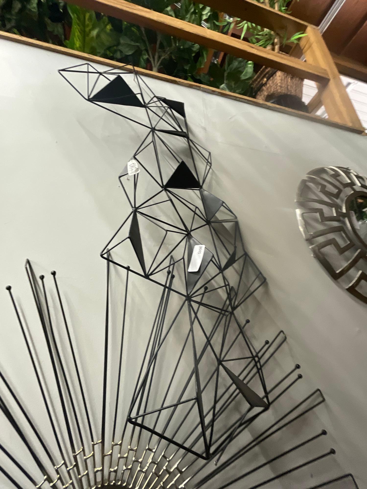 Qix Wall Decor Black: Qix Wall Decor Black 39.38x16.5 This will be a two (2) day sale Wed & Thr Jan 18th & 19th. Online only. Online only.All items sold as is where is. There are No guarantees to functionality, condition, 