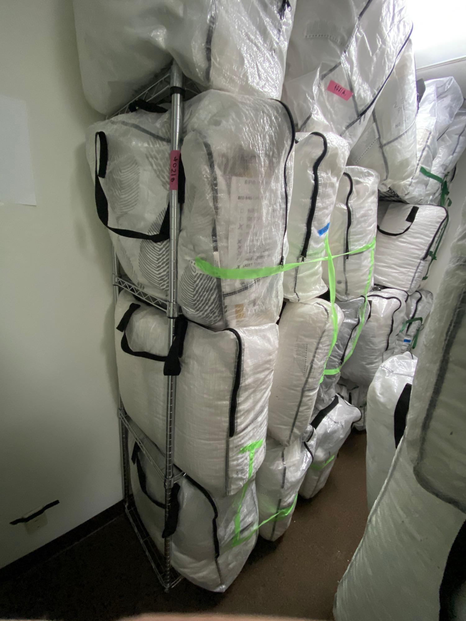 Two Metal Storage Racks, Silver & Black (1 of 4)