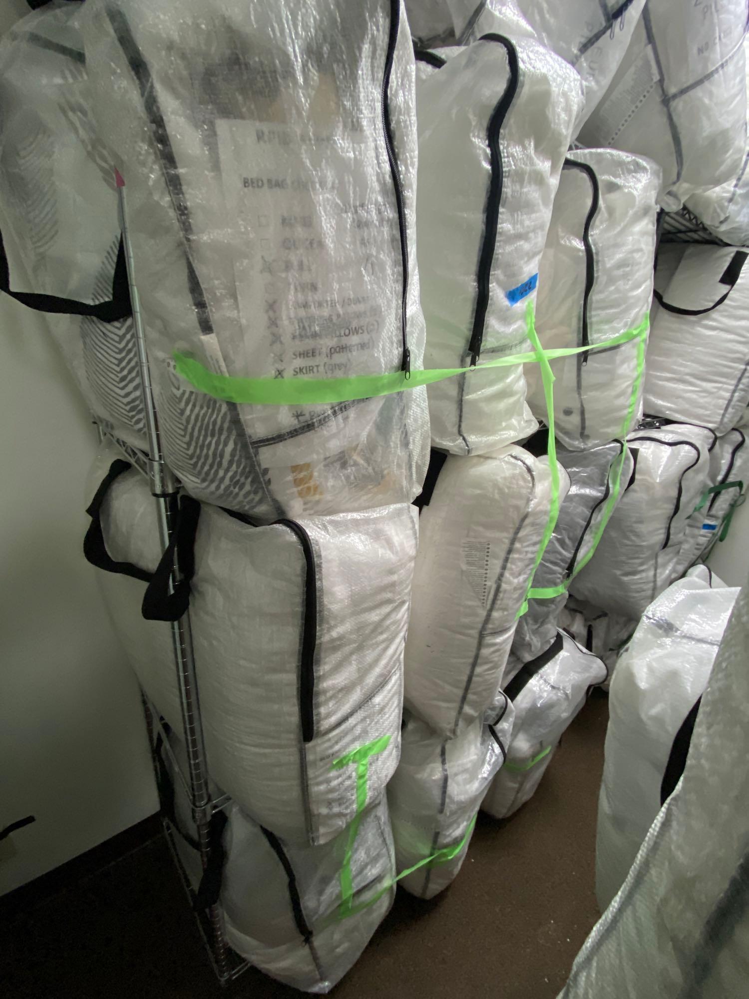 Nine Full-Sized Bagged Bedding Sets (1 of 1)