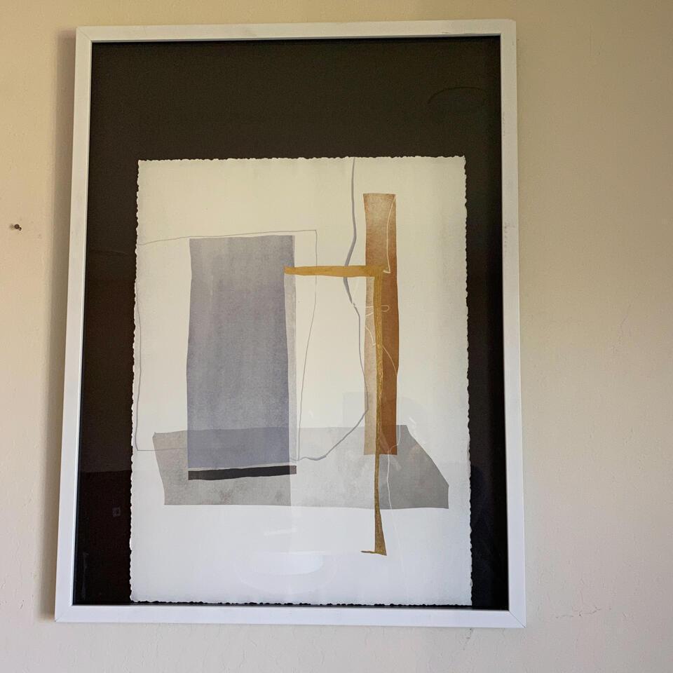 Abstract Wall Art, 24x32 in.: Abstract Wall Art, 24x32 in. NO SHIPPING AVAILABLE This will be a two (2) day sale Wed & Thur. Jan. 18th & 19th.. Online only.All items sold as is where is. There are No guarantees to functionality, c