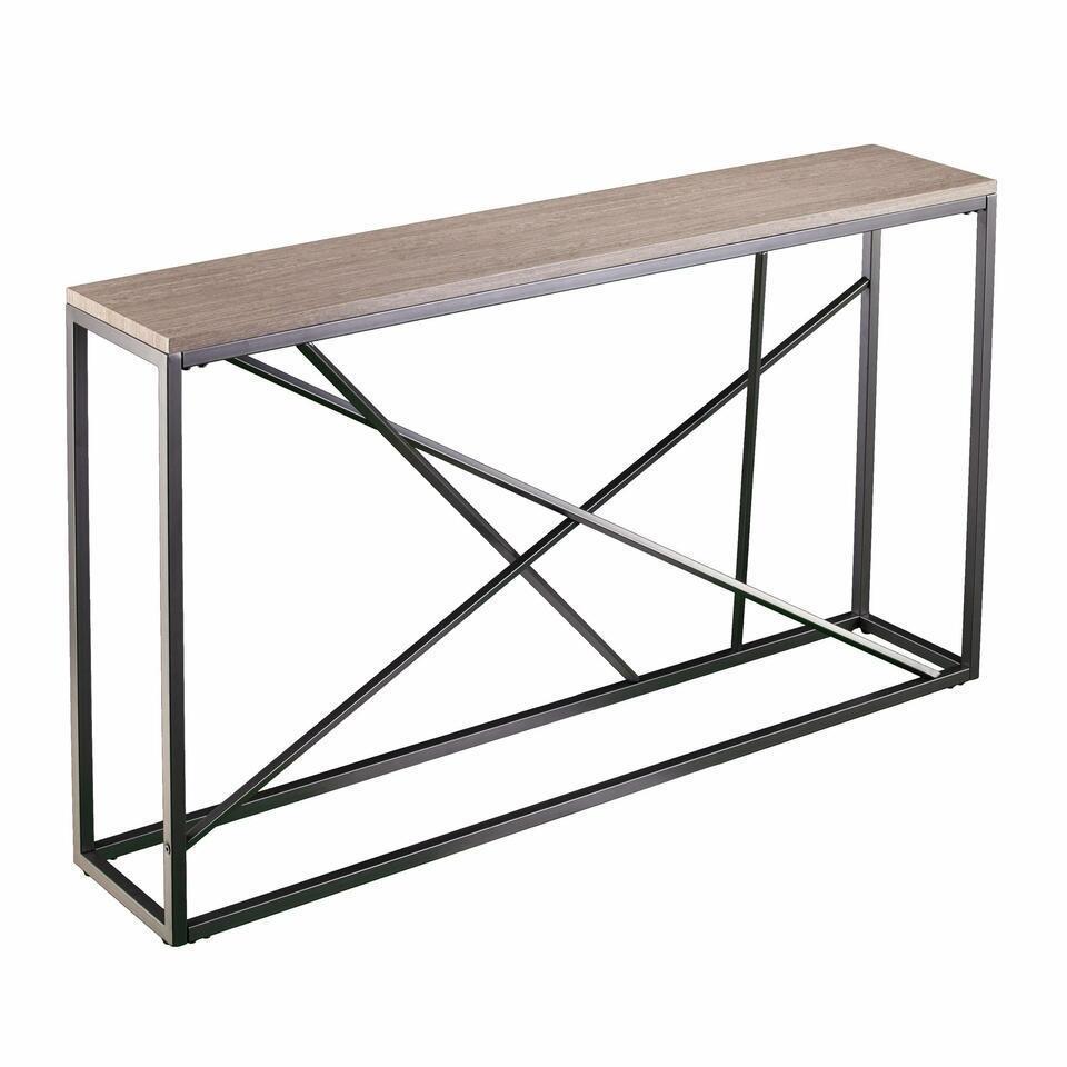 Wood & Metal Console Table (1 of 3)
