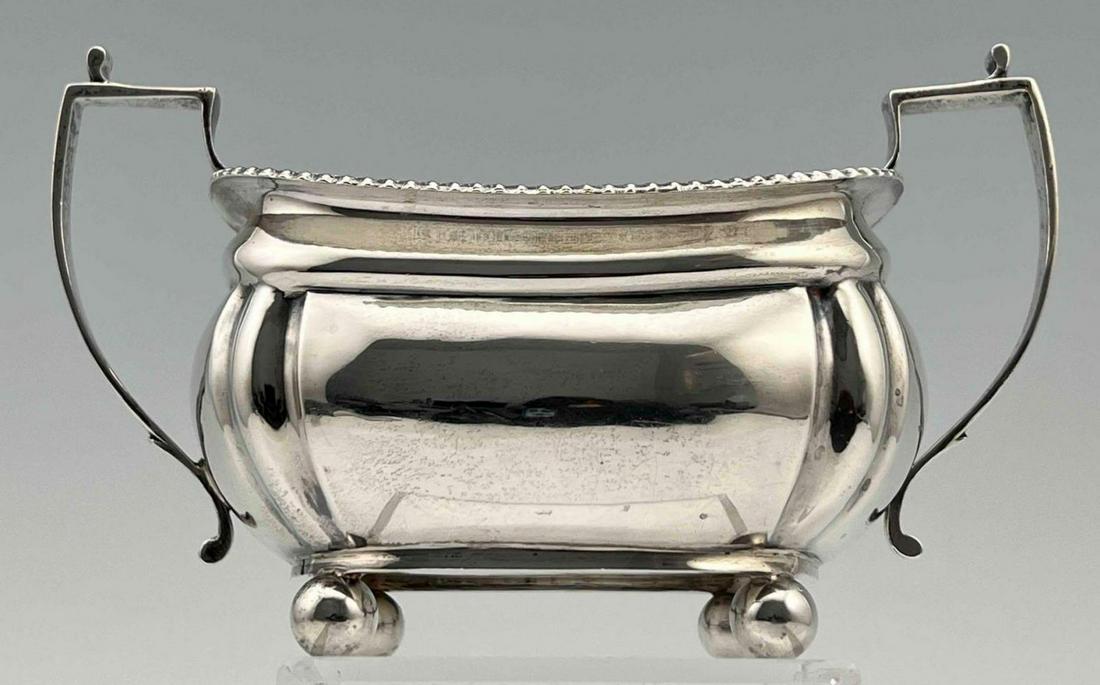 Antique 1881 Birmingham England & Sterling Silver Sugar Bowl (1 of 11)