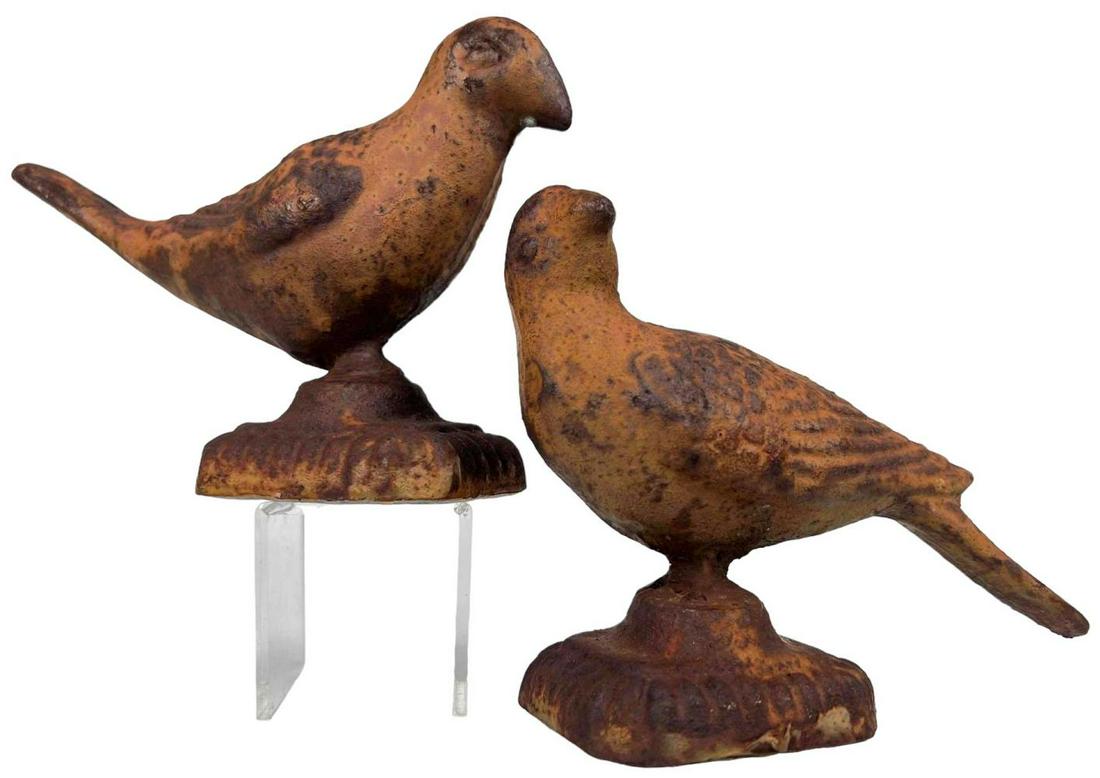 Pair of 19th Century French Cast Iron Bird Sculptures (1 of 15)