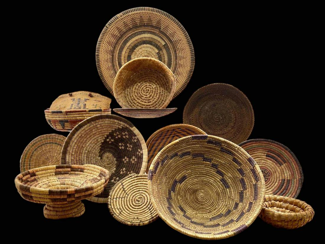 Lot Of Tribal & Asian Baskets (1 of 12)