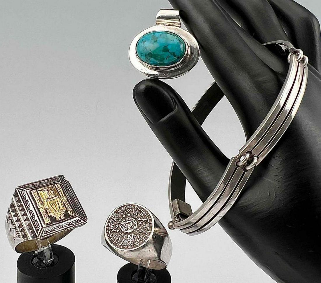 Vintage Mexican Sterling Silver Jewelry Lot (1 of 20)
