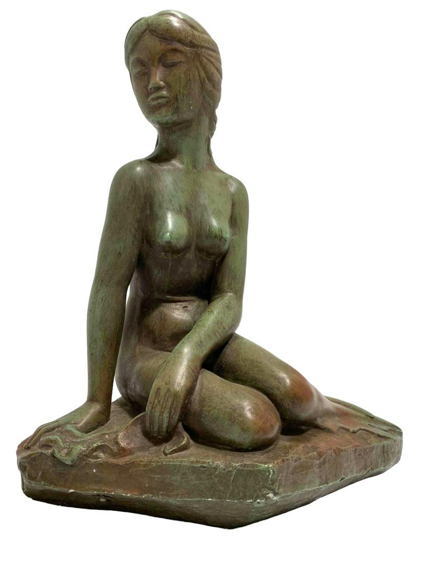 Austin Chalkware Mermaid Sculpture (1 of 17)
