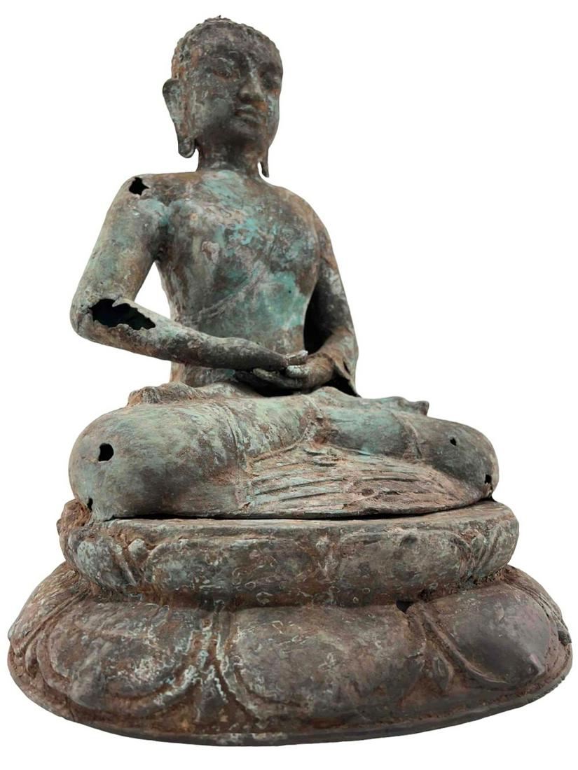 Large Shipwreck Recovered Bronze Buddha (1 of 17)