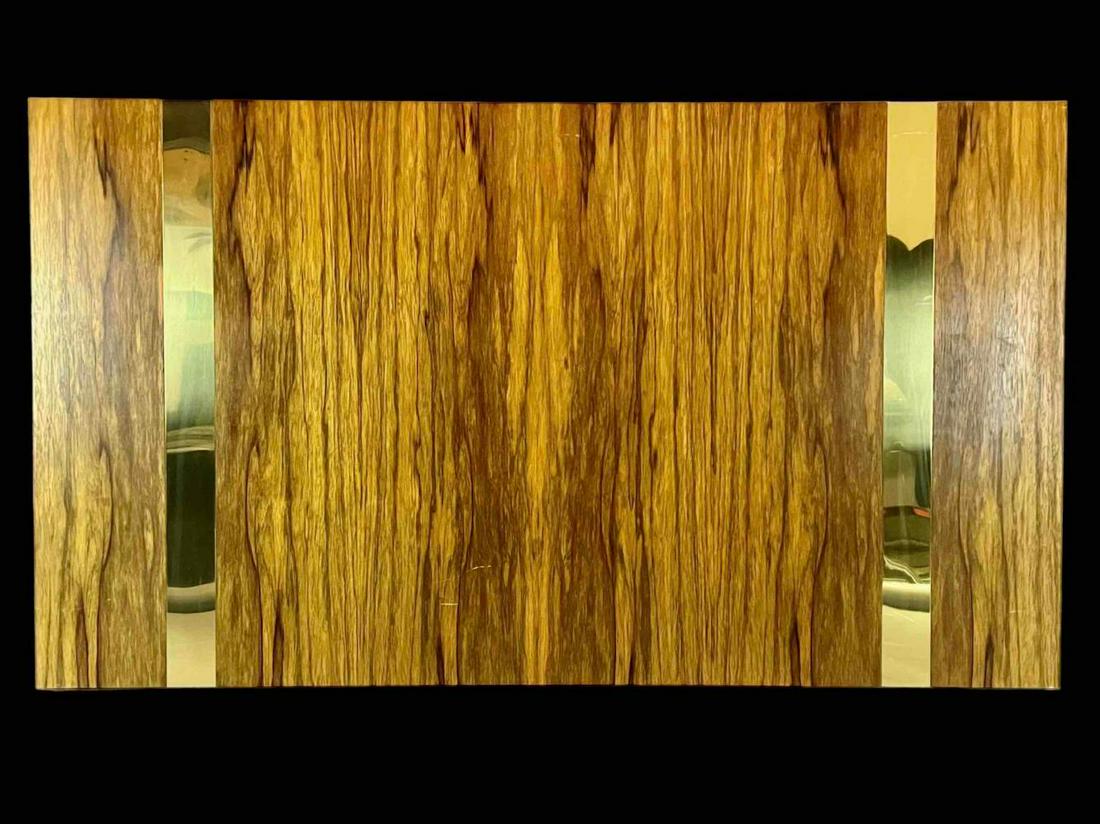 Milo Baughman For Thayer Coggin Mid Century Modern Rosewood & Brass Headboard (1 of 19)