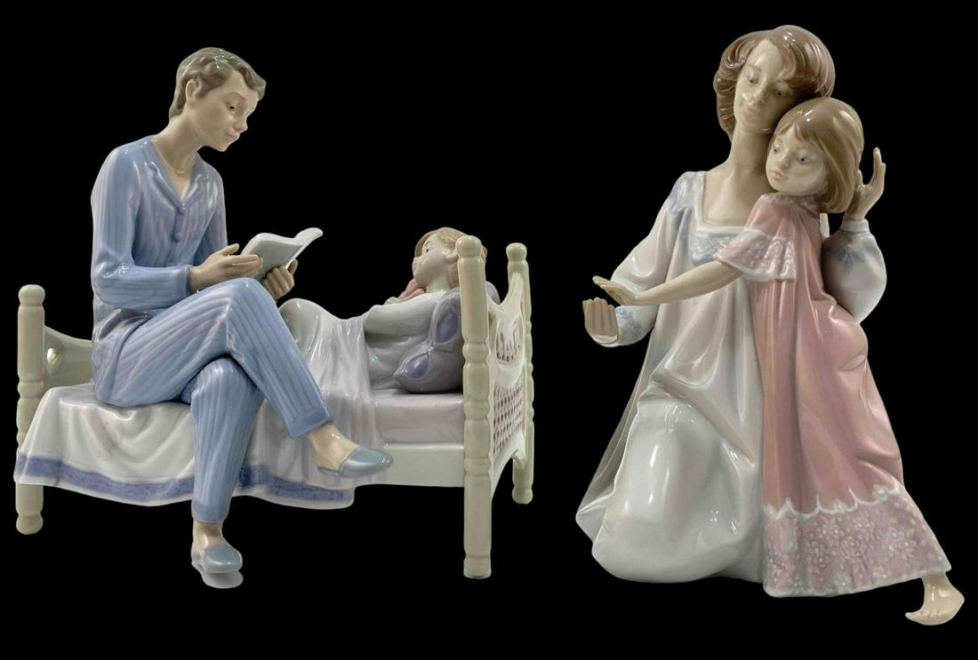 2 Lladro Porcelain Mother & Father Figures With Original Boxes (1 of 13)