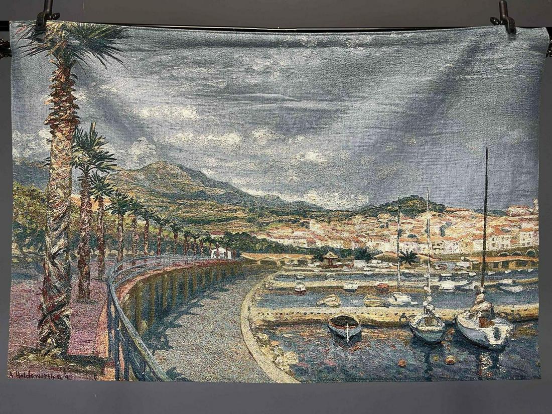 Anthony Holdsworth, California Harbor, Magnolia Editions Tapestry (1 of 19)