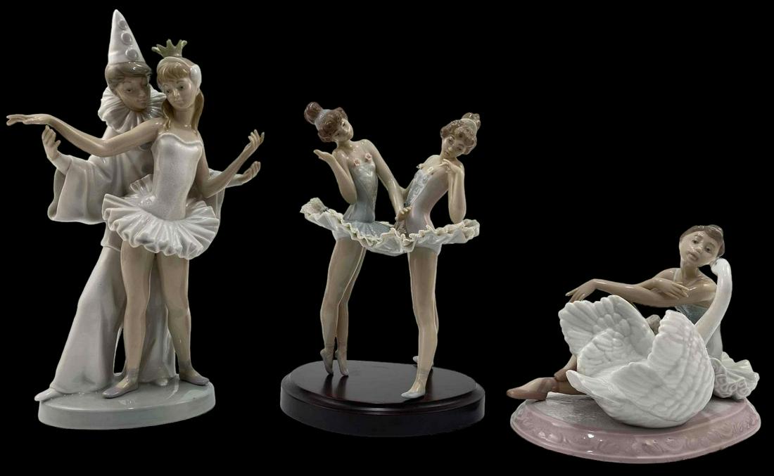 3 Lladro Porcelain Ballerina Figures (1 of 14)