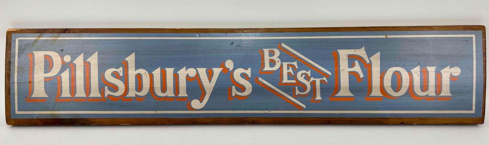 Pillsbury's Best Flour Painted Wooden Store Sign (1 of 17)
